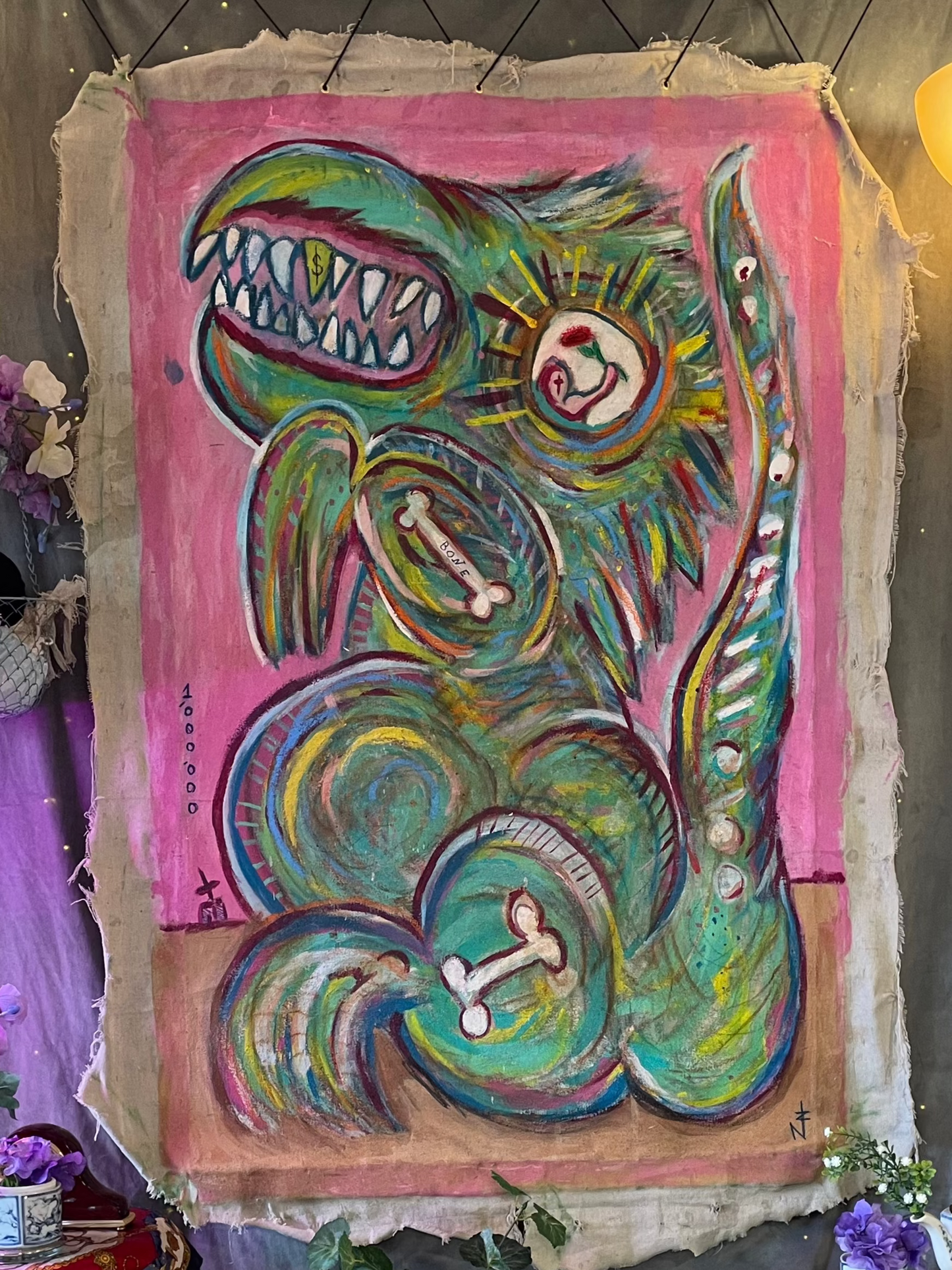 Dragging that Serpent with all of that Divinity